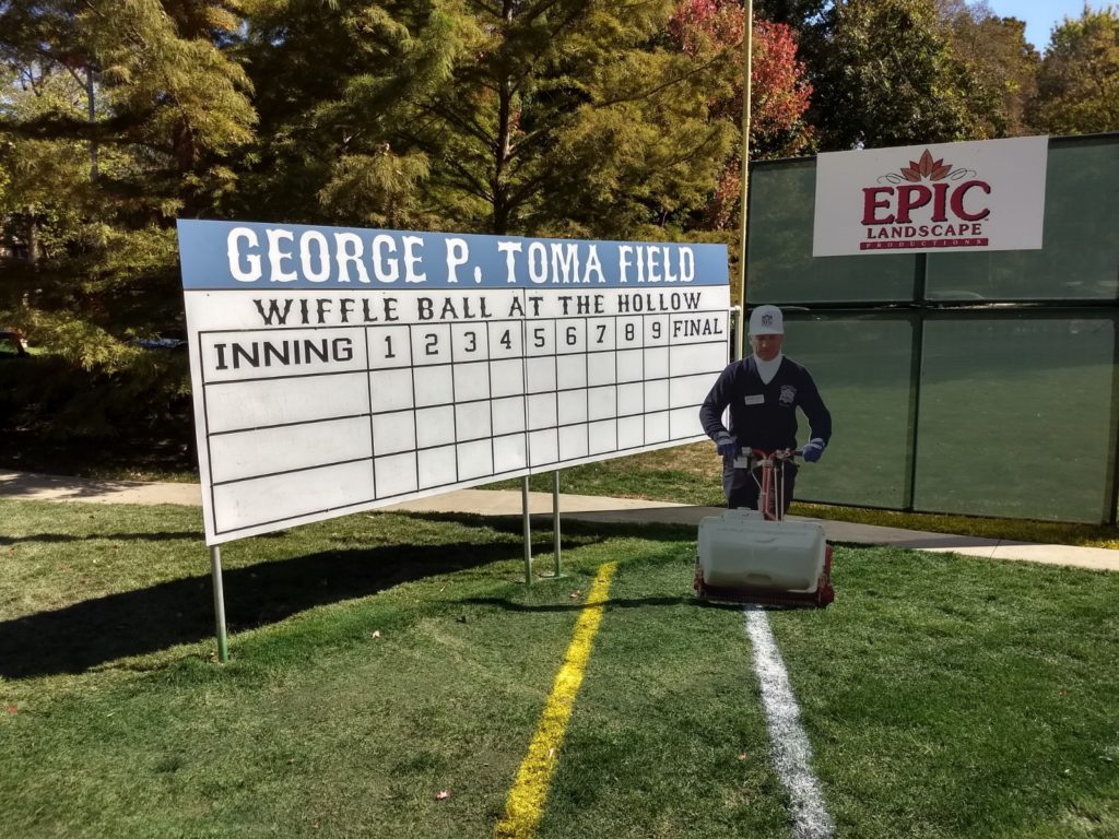George Toma Field wiffle ball at the hollow