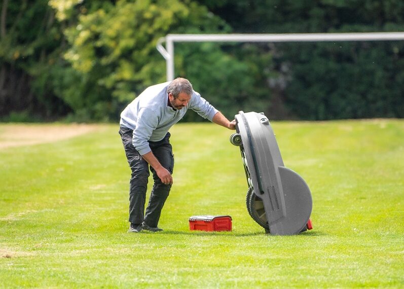 ECHO Robotic mower maintenance