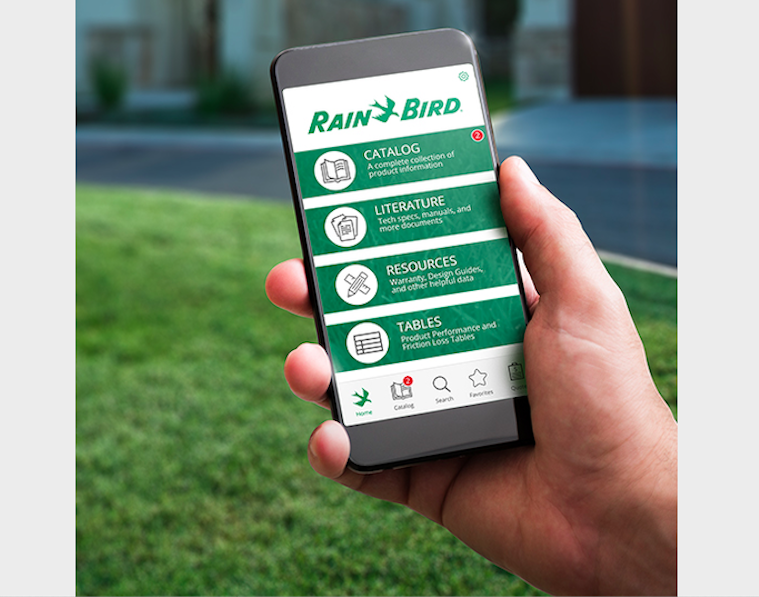 Rain Bird Resources mobile app
