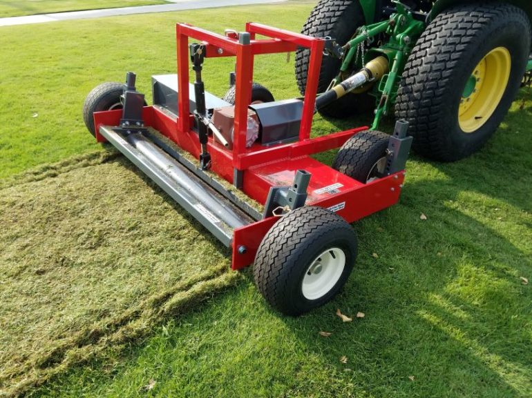 Power Turf Renovation PTO60 sports field renovation machine
