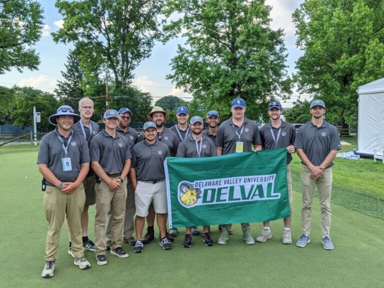College and university turfgrass Delaware Valley DelVal