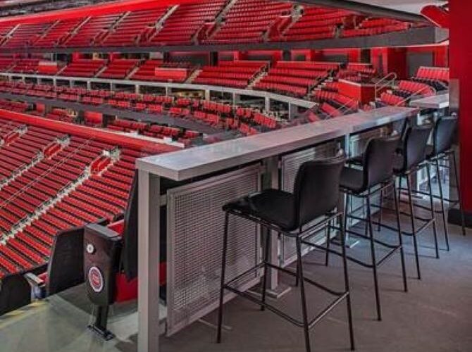 Sightline VIP Drink Rail