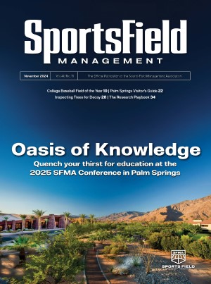 Sportsfield Management Magazine November 24-cover