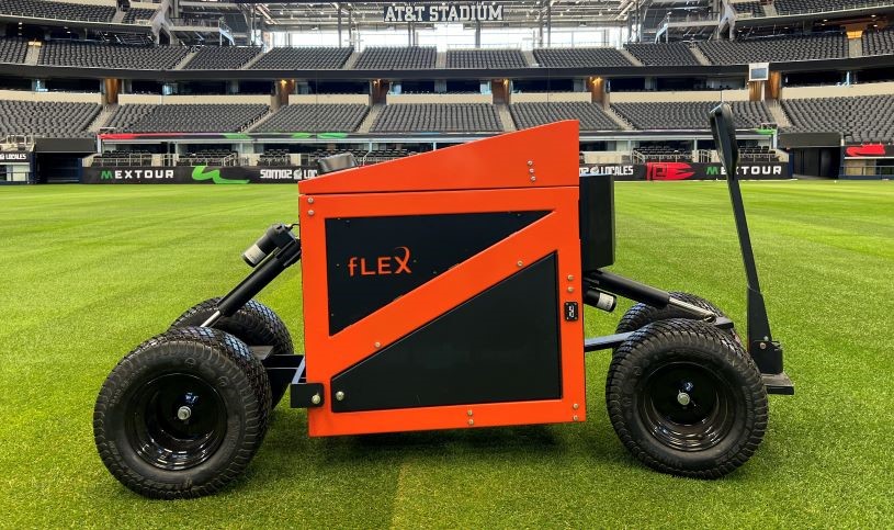 FIFA World Cup turfgrass research, fLEX testing device