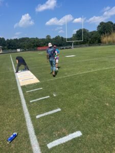 Thomas Dale High School turfgrass