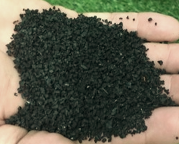 Synthetic turf crumb rubber
