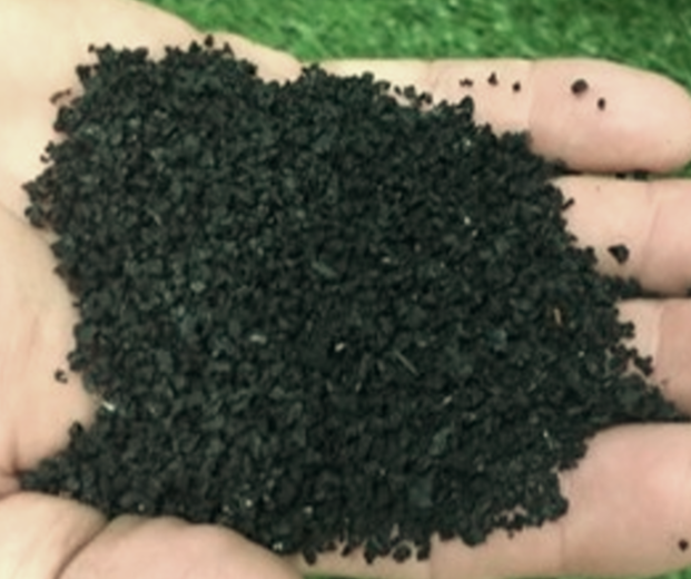 Synthetic turf crumb rubber